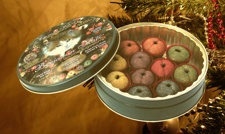 sugarplums in tin